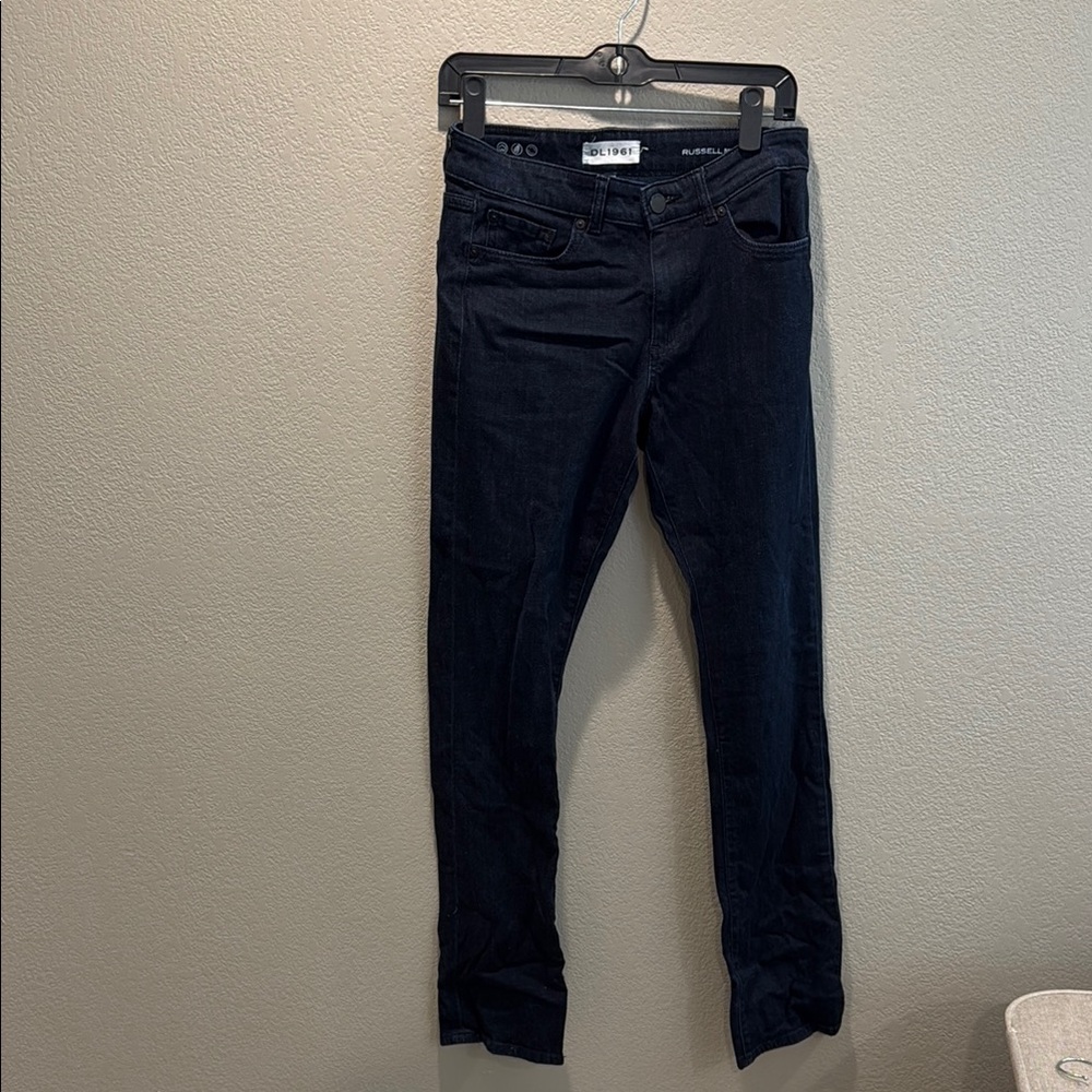 Men’s Indigo Dark Wash Russell Slim Straight DL1961 Jeans